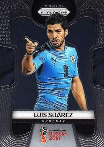 2018 Panini Prizm World Cup #214 Luis Suarez Uruguay Official Soccer Card in Raw (NM or Better) Condition