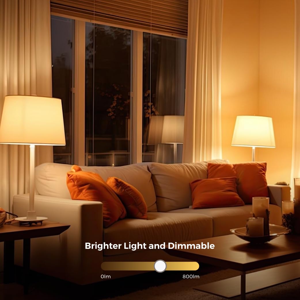 Essentials - foco inteligente, cambio de color, 800 lm, A19, WiFi Alexa y Google Assistant compatible