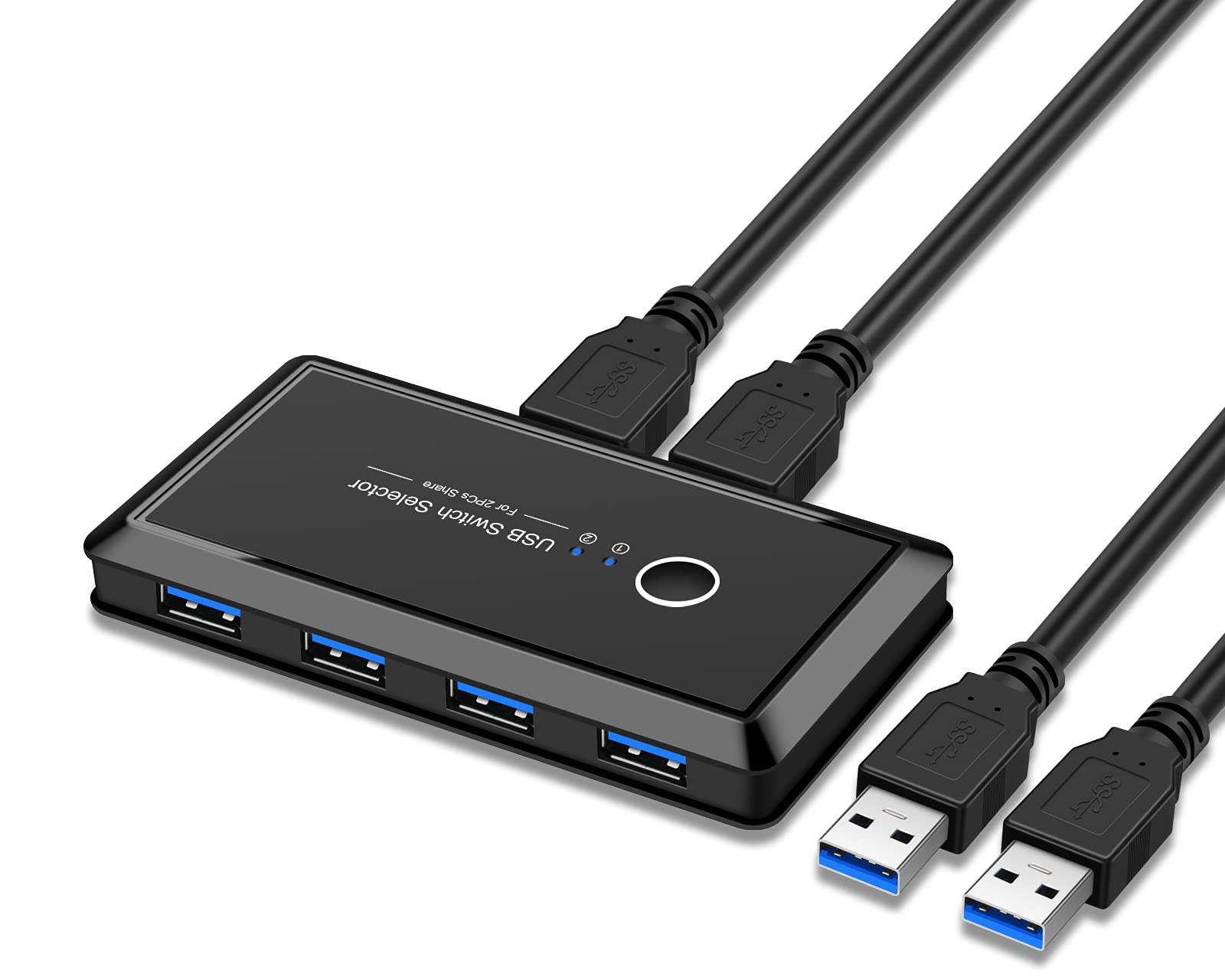 USB Switch 3.0, 2 in 4 Out USB Switcher 2 Computers Share 4 USB Peripheral KVM Switch Keyboard Mouse Splitter (B095RVLN59) Amazon Price History, Amazon Price Tracker