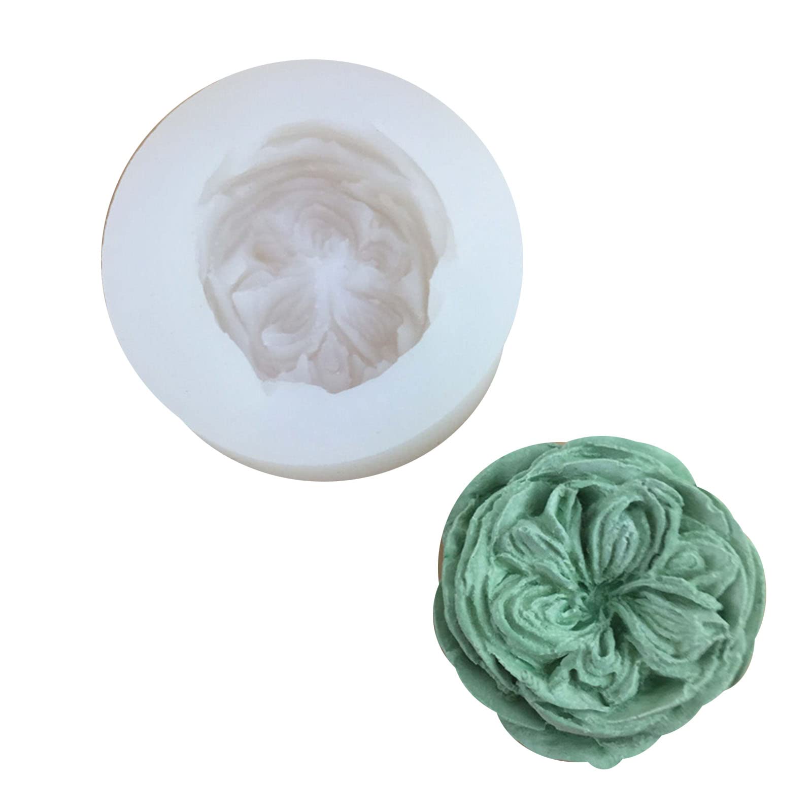 Yhplxyuus Austin Rose Shape Fondant Cake Decorating Silicone Mold Pastry Chocolate Candy Ice Cream Mold Baking Tool Cake Molds for Baking Silicone for Decorations Decorating Pastry Shapes Molds