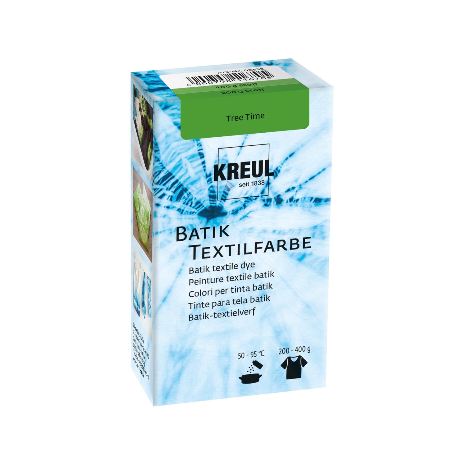 Kreul Javana Batik Fabric Dye, Tree Time, Standard