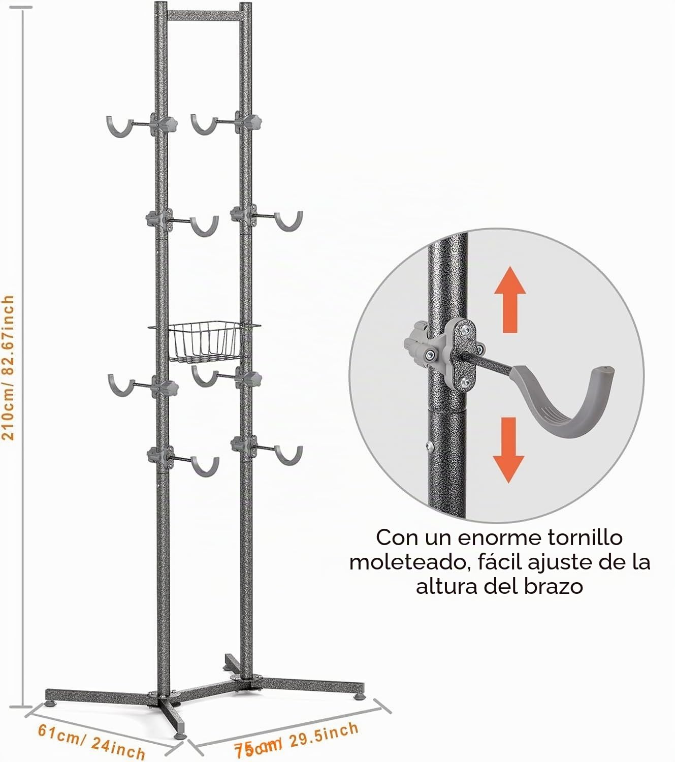 CXWXC Soporte de Suelo para 2 Bicicletas, soporta hasta 50 kg/110 Libras, Soporte para Bicicleta, Interior y Garaje al Aire Libre