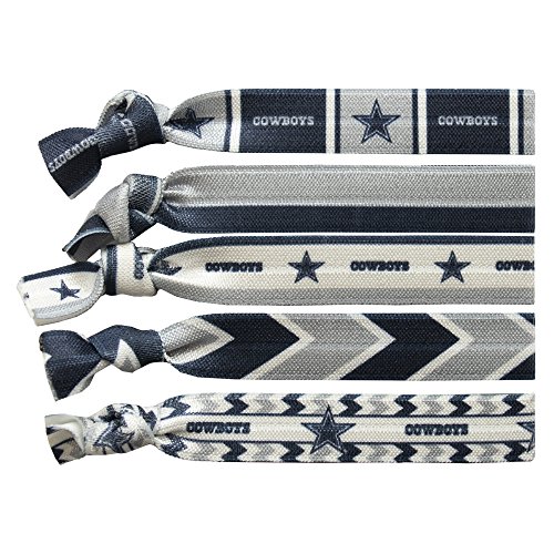 Littlearth Dallas Cowboys NFL Knotted Hair Tie Set
