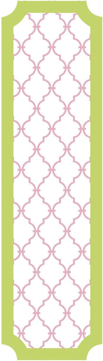 RoomMates RMK2580SLG Pink and Brown Alphabet Print Peel and Stick Wall Decal Deco Panel
