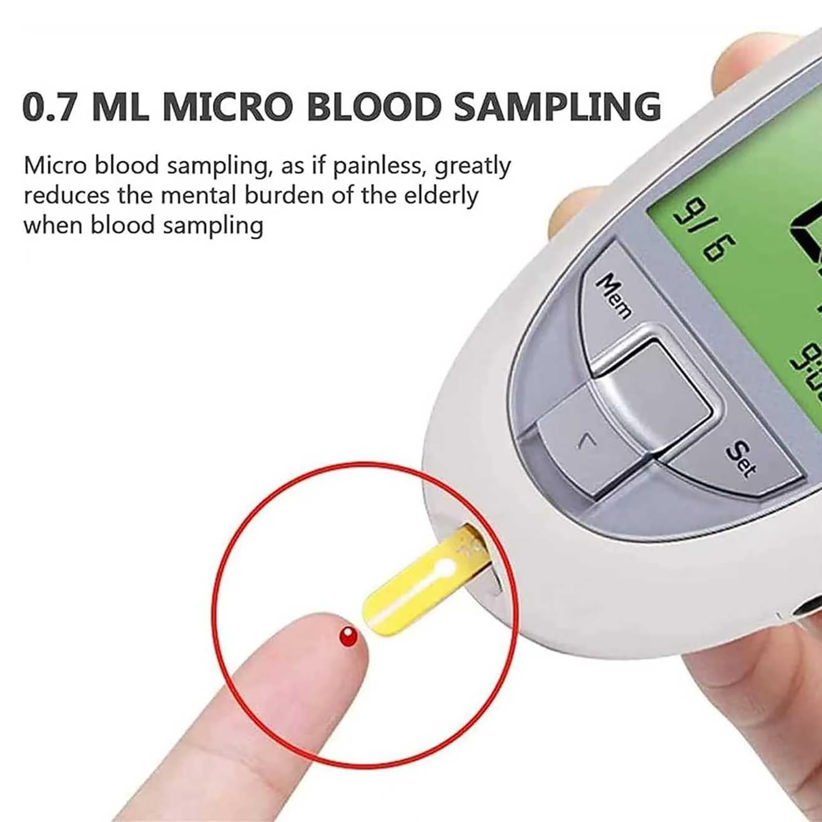 COYEUX Macchina Multifunzione per Test del Colesterolo Totale Dell'acido Urico del Glucosio 3 in 1, Kit per Il Test del Diabete, 50 Strisce Reattive per Zucchero nel Sangue, 25 Strisce di Acido Urico