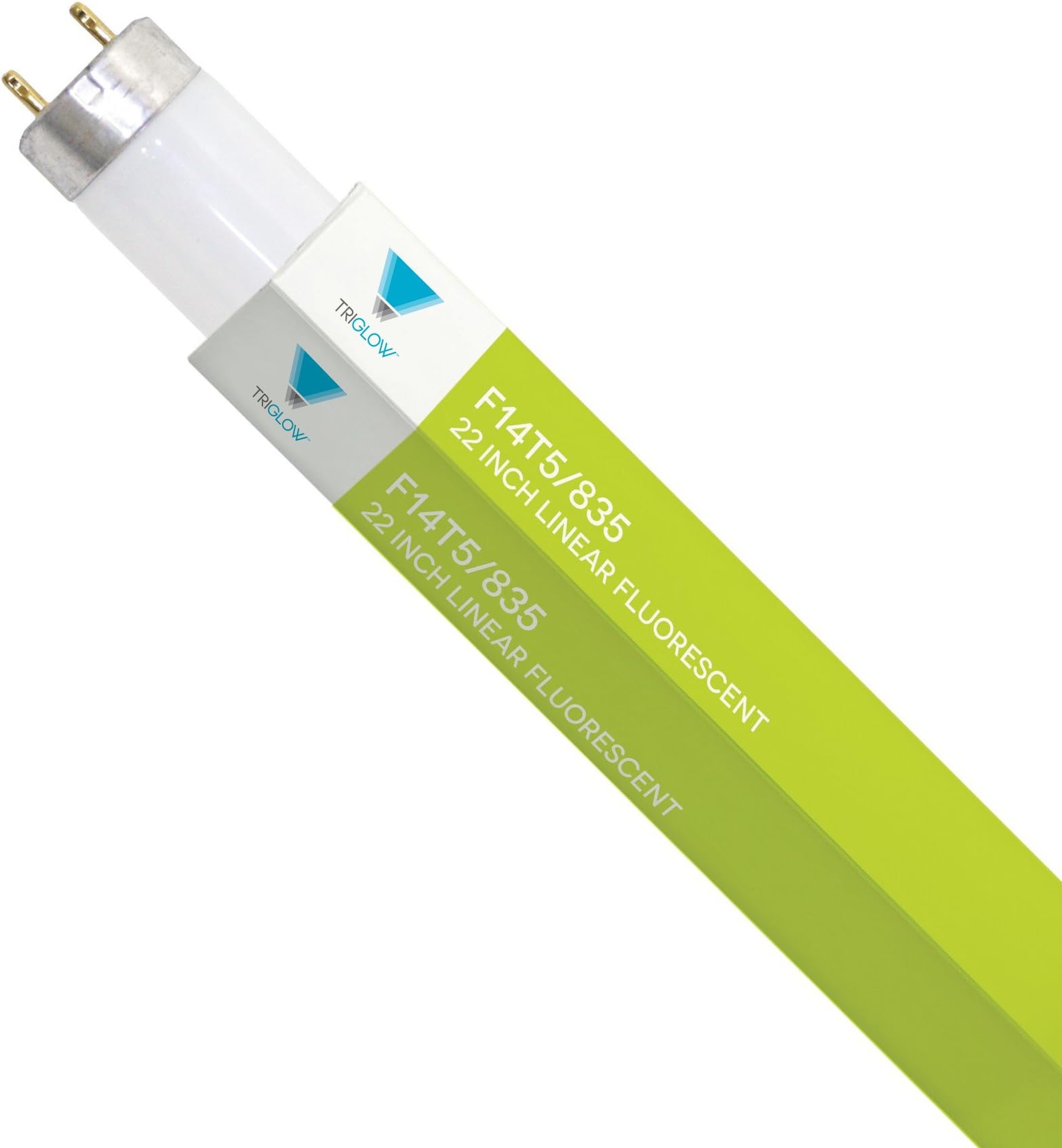 (Pack of 10) F14T5/835 14-Watt Straight T5 Fluorescent Tube Light Bulb, 3500K