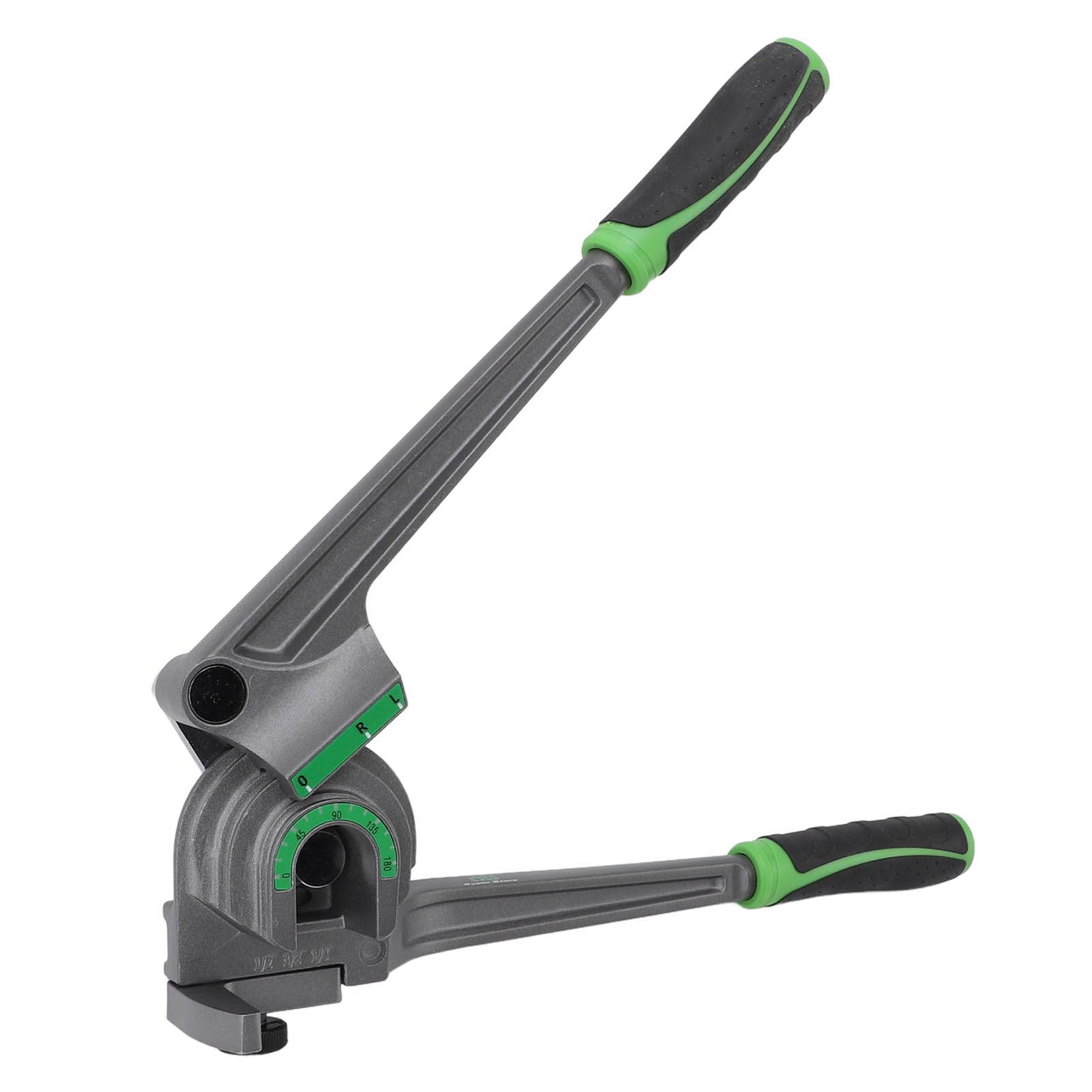 Pssopp Giętarka do Rur 3 w 1 1/4 3/8 1/2 Cala OD 180 Stopni Narzędzie do Gięcia Rur Miedzianych i Aluminiowych ze Stali z Ergonomicznym Uchwytem i Mechanizmem Szybkiego