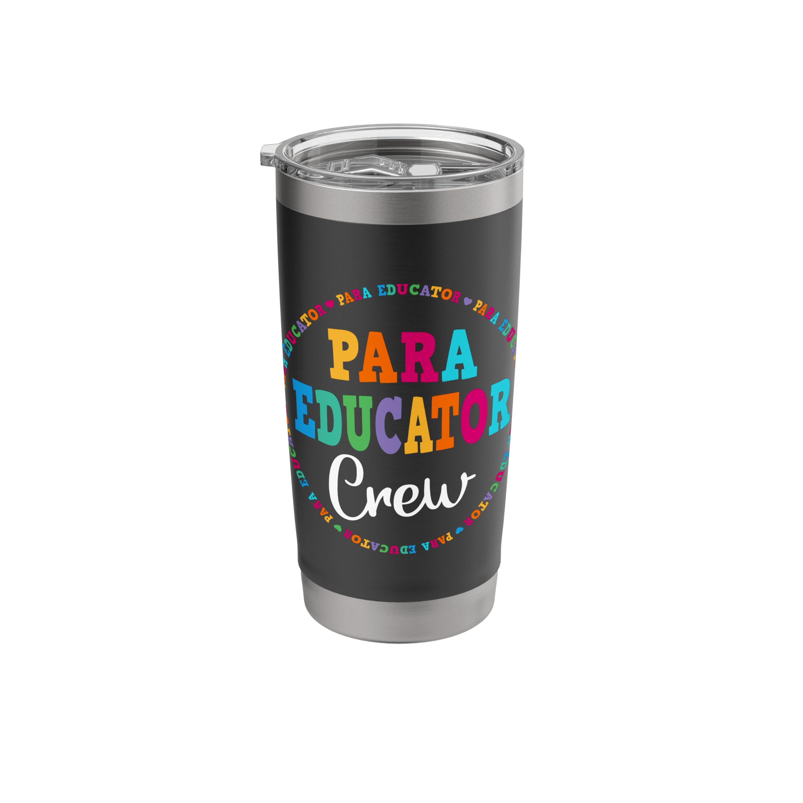Para Educator Squad Tee Praeducator Para-pro Paraswami Crew Stainless Steel Insulated Tumbler