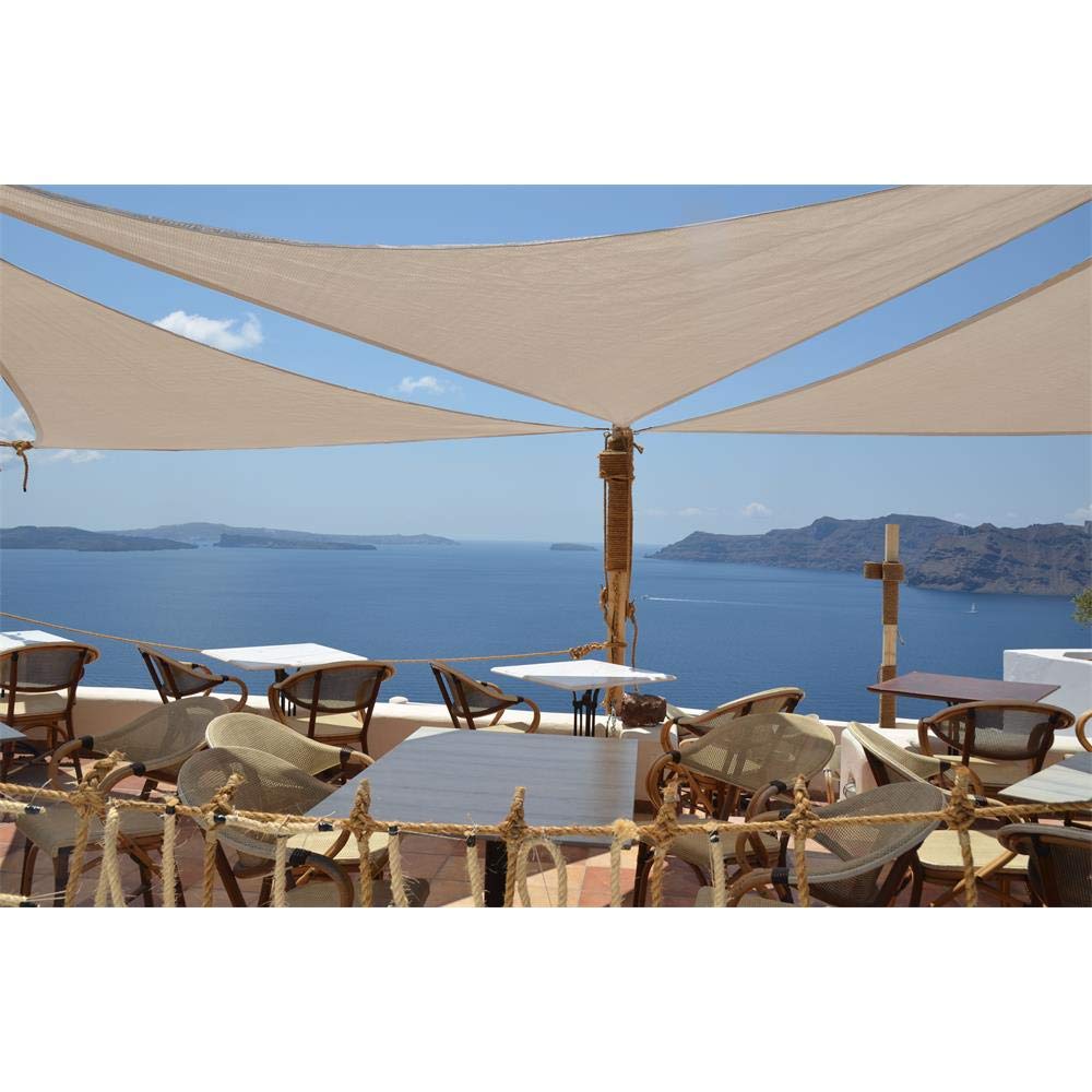 Sonnensegel HDPE 3x5m Creme