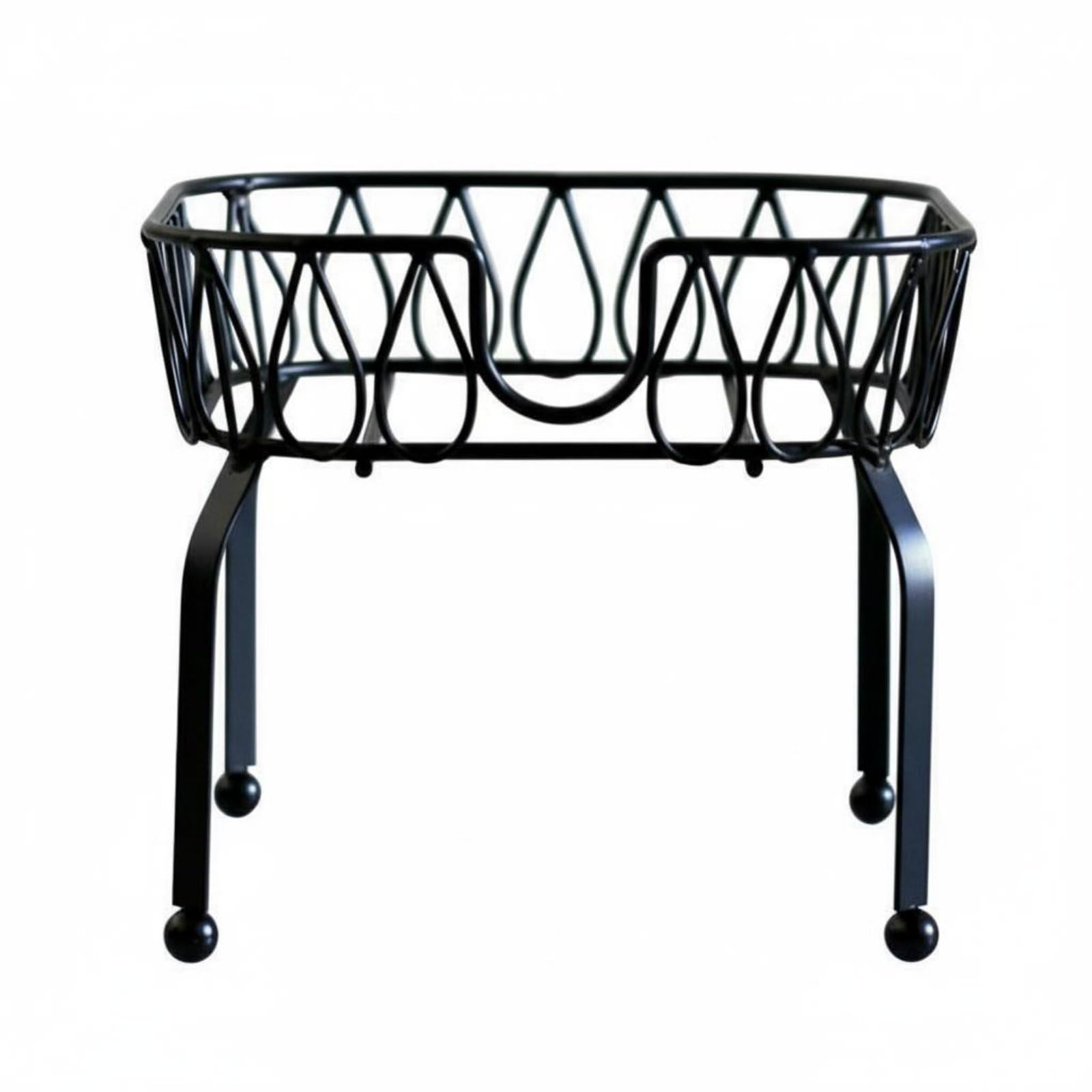 perfk Soporte Barril Base Resistente Estante Hierro Dispensador Fácil Uso Compatible con Diversos Envases en Buffets Reuniones, Negro, Rack 8L