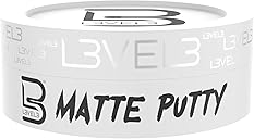 L3 Level 3 Matte Putty - Grooming Hair Product for Women and Men - Hair Texturizing Putty with Matte Finish