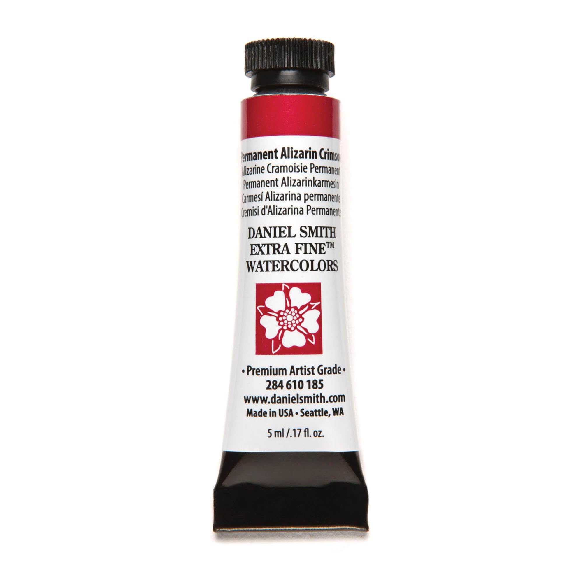 Daniel Smith Watercolour 5 ml Tube (S2) - Permanent Alizarin Crimson (185)