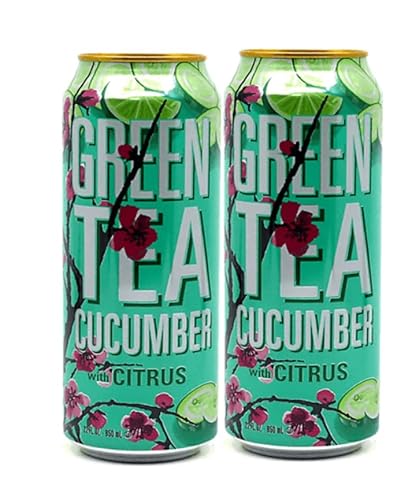Cucumber Green Tea With Citrus, Cucumber Citrus Green Tea, 22oz (2 pack)