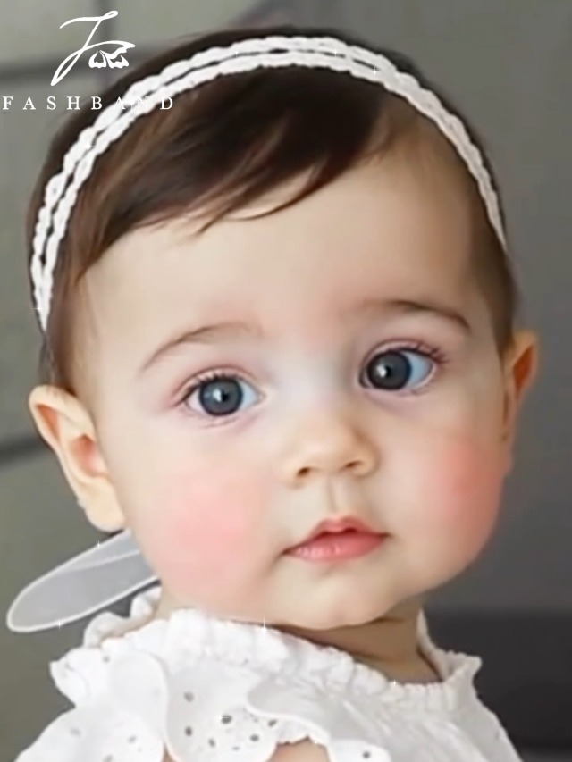 4 Stück Baby Mädchen Stirnbänder Mit Blumen - Elastische Headwraps Für 0-3 Jahre