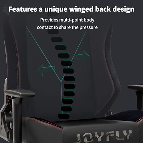 Miniatura 3 de JOYFLY - Sillas de juegos para adultos silla de videojuegos ergonómica de PC con soporte lumbar azul