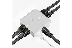 Ethernet Splitter 1 to 4 Gigabit for Superfast Wired Network Expansion
