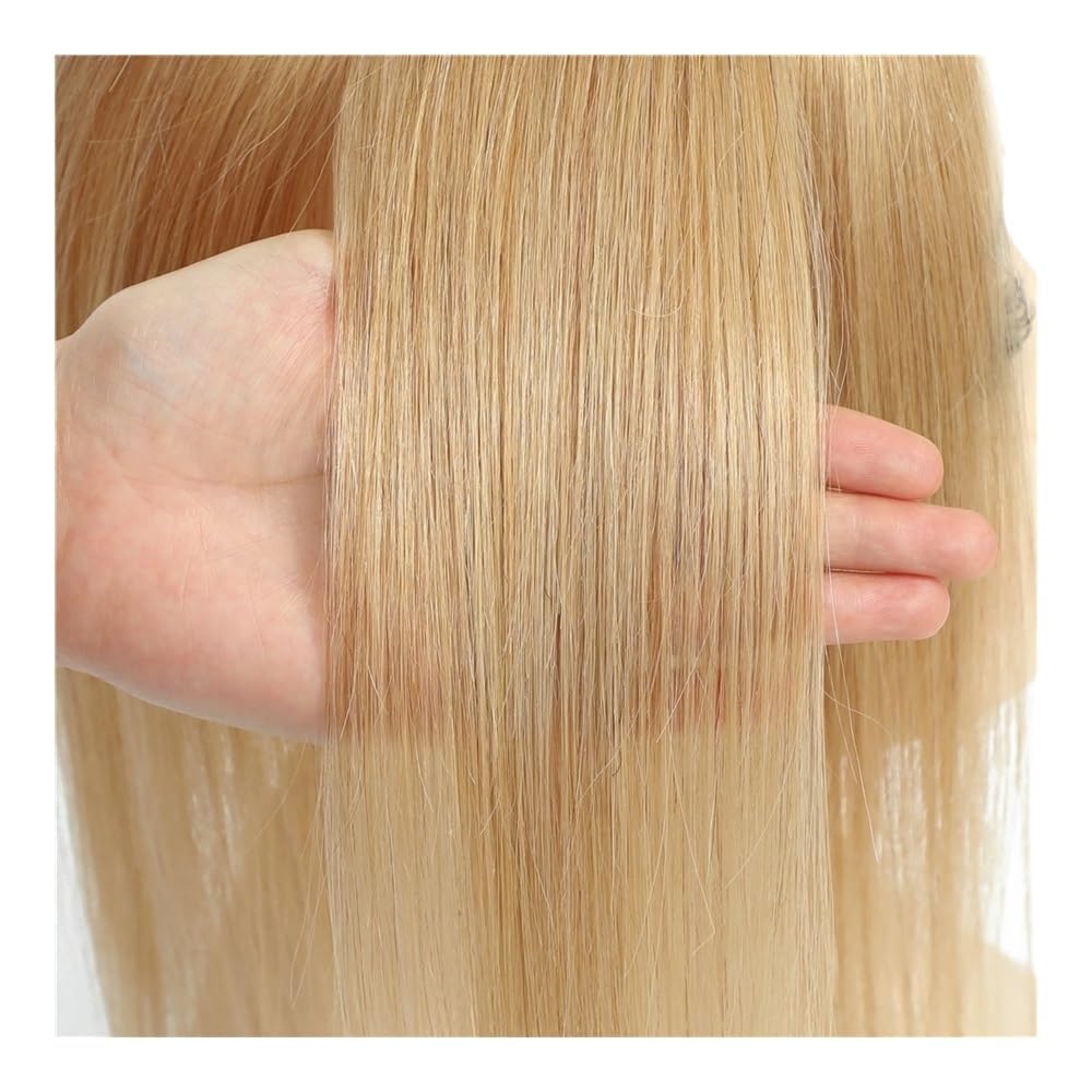 Toppers per capelli umani per donne con frangetta, base traspirante 12 x 13 cm con 3 clip antiscivolo per capelli radi, 10 pollici