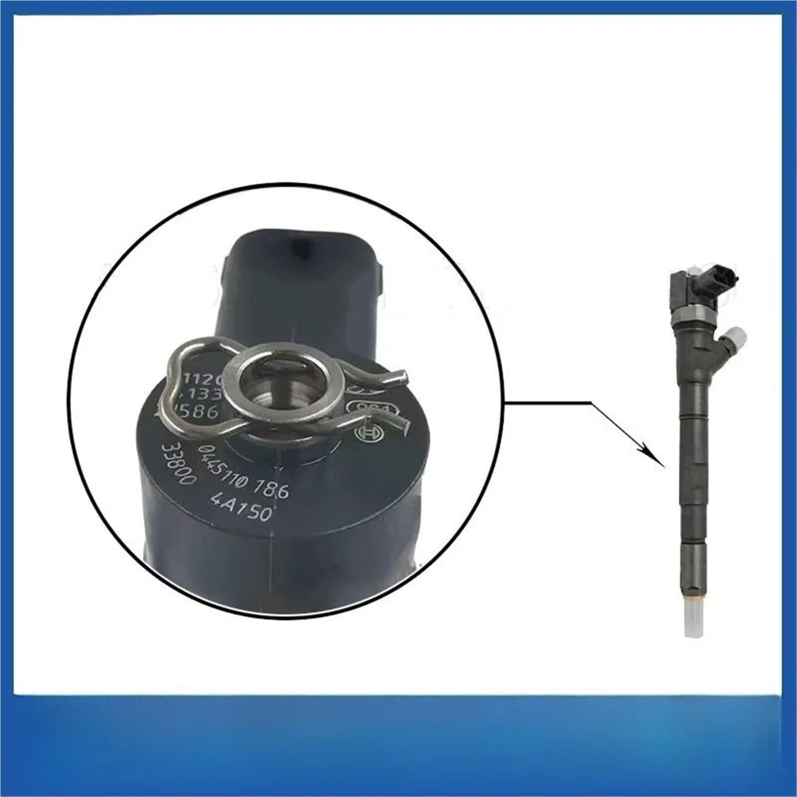 dysza wtryskiwacza paliwa 0445110186 0445110092 Wtryskiwacz Diesla 33800-4A100 Pasuje do nowoczesnych H1 (Starex) Pasuje do Kia Sorento 2.5 Crdi