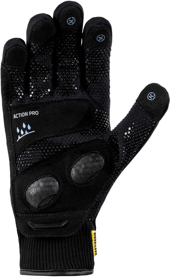 Knox Action Pro wodoodporne rękawice motocyklowe, czarny, M