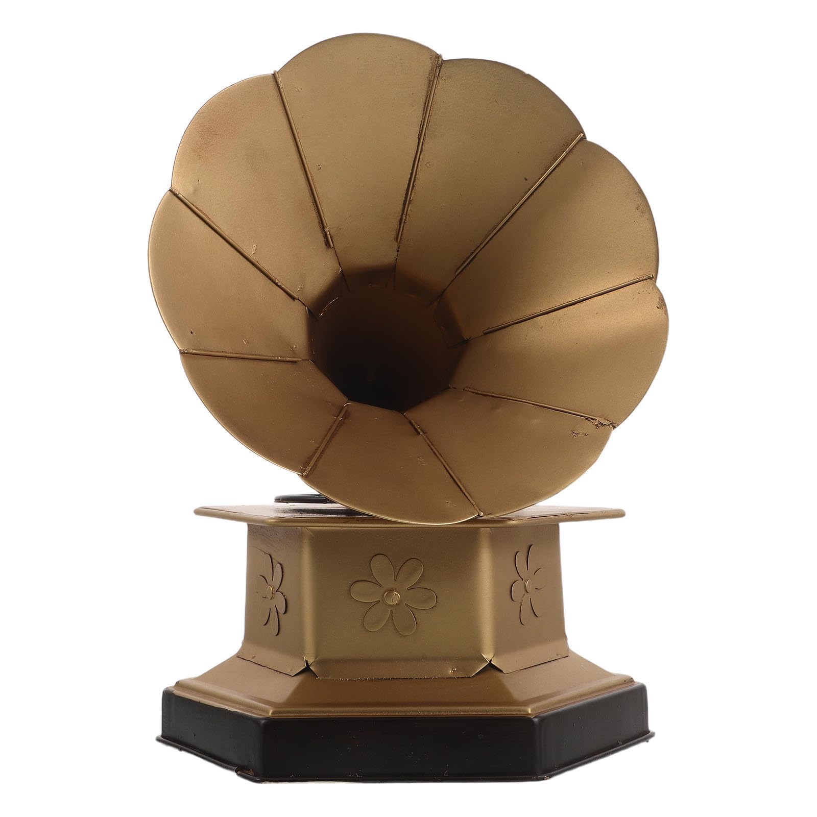 Caja de música de gramófono para regalo festivo original y adorno portátil coleccionable
