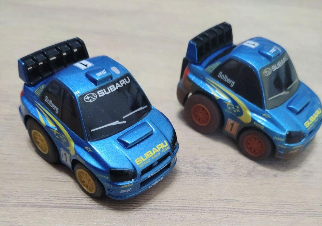 Amazon.co.jp: チョロQ インプレッサWRC レース前、レース後こだわり 