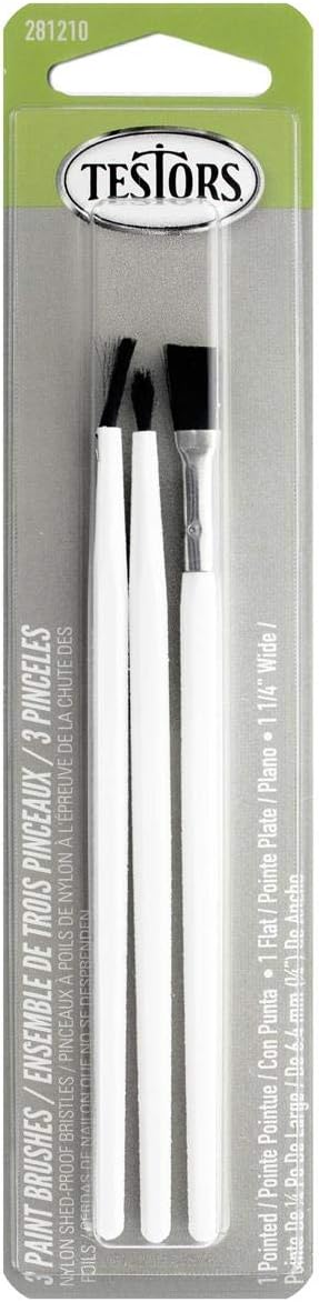 RUST-OLEUM Pincel Pintura Gris Mixto Juego de 3 281210