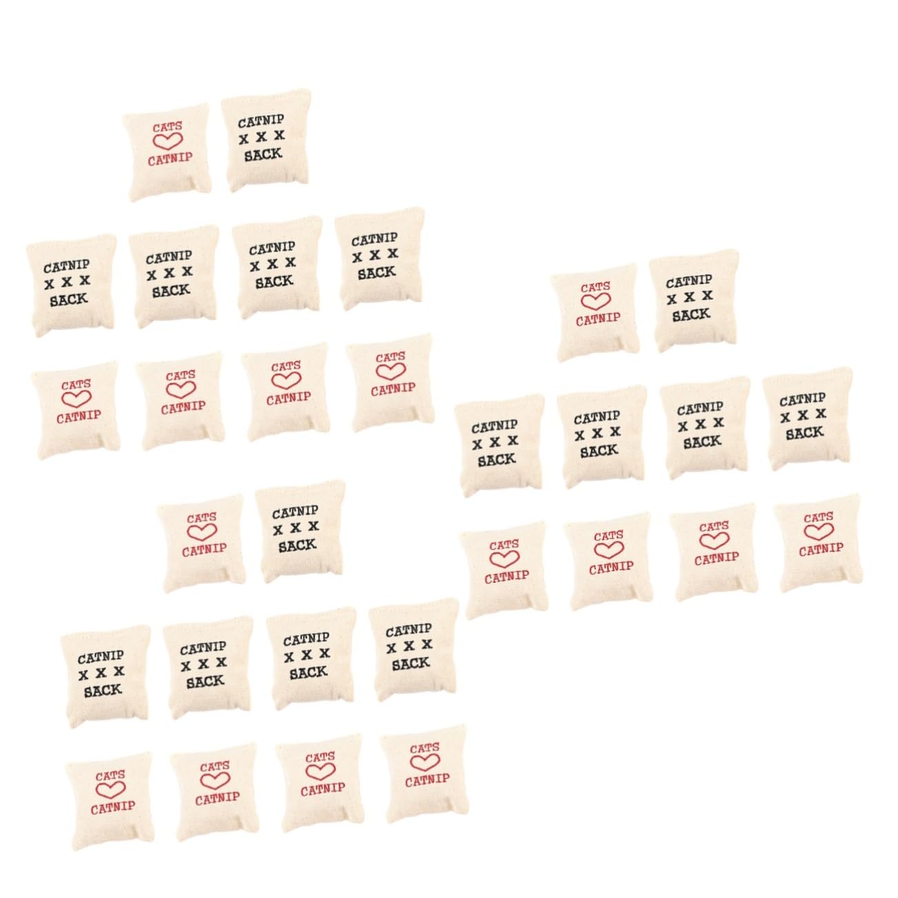 BESPORTBLE 30 Piezas Juguete para Gatos Cat Toys Suministros Mascotas Juguetes para Mascotas Felpa Peluche Juguete gatera para Gatos Deportes Gato Gato Bolsita Menta