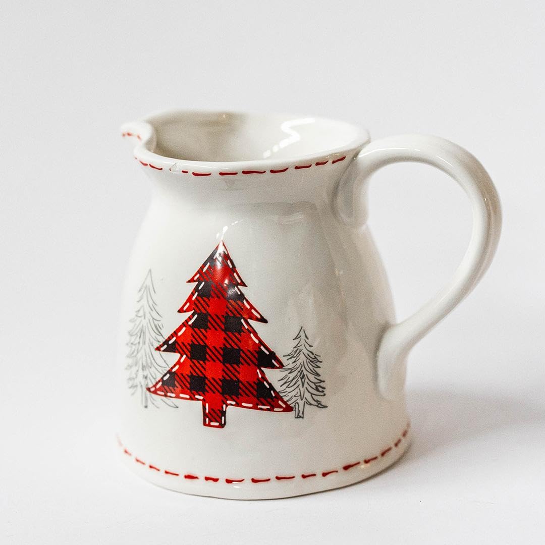 Set of 6 Festive Trees Creamer
