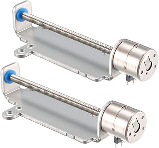 uxcell 2PCS DC 3V 2 Phase 4 Wire Micro Stepper Stepping Motor Screw for Camera Focusing Motor