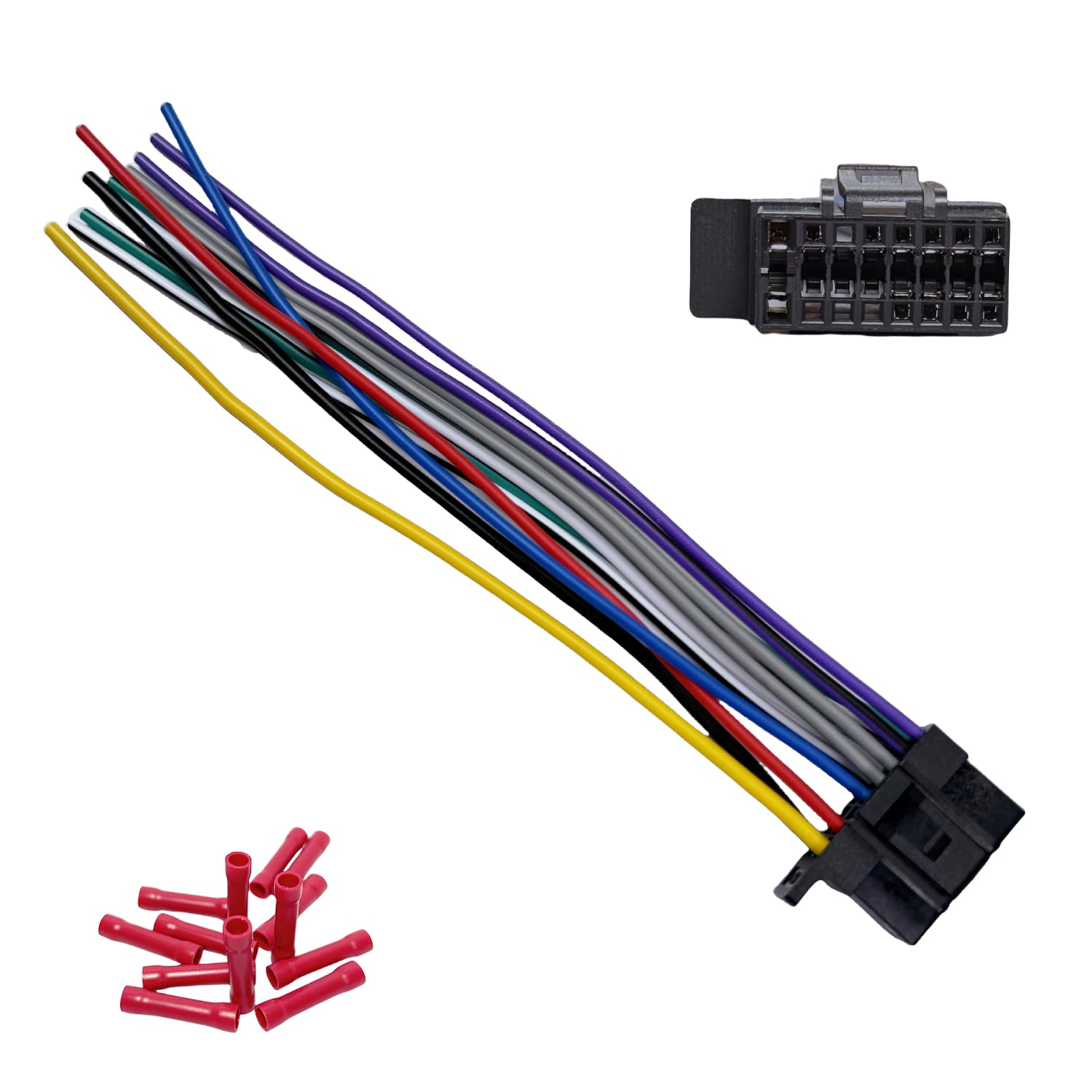 Amazon.com: 16 Pin Sony Wiring Harness Radio Stereo Connector for
