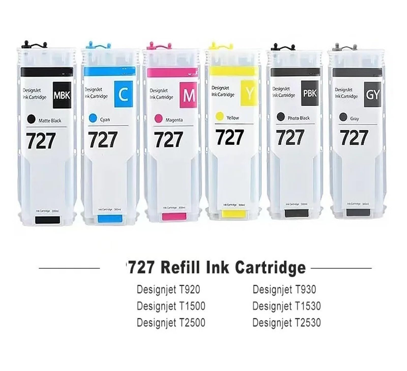 727XL Cartuccia Ricaricabile 300ML Chip Compatibile Con HP T920