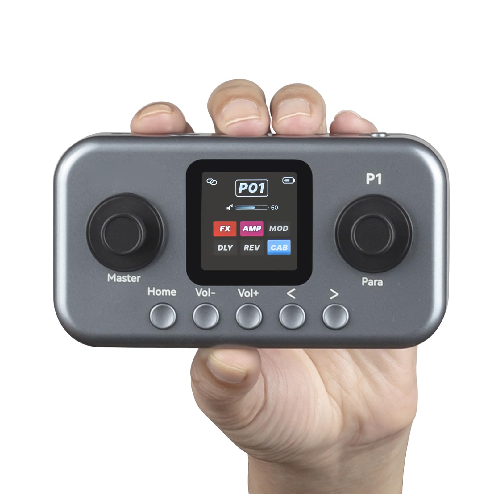 Pedal de Efectos de Guitarra de 6 Módulos de Efectos, Pedal Looper de 30 Segundos, de Salida de Auriculares Estéreo con Batería de 2000 MAh, Ideal para Práctica de Guitarra Eléctrica y bajo