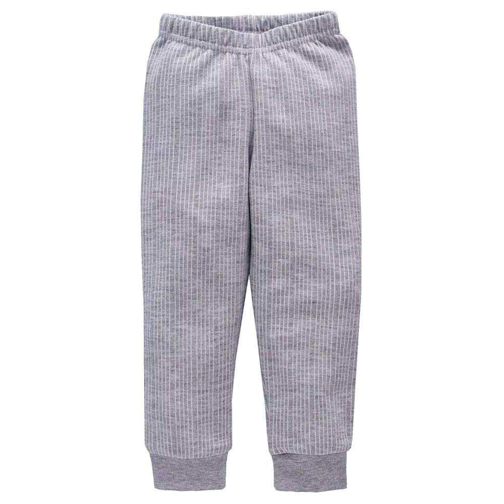 NEVA Baby Kids Boys & Girls Winter Thermal Wear Lower Body Warmer Bottom Grey Color Pack of 2, Regular Fit, Mid Rise, 12-18 Months 4