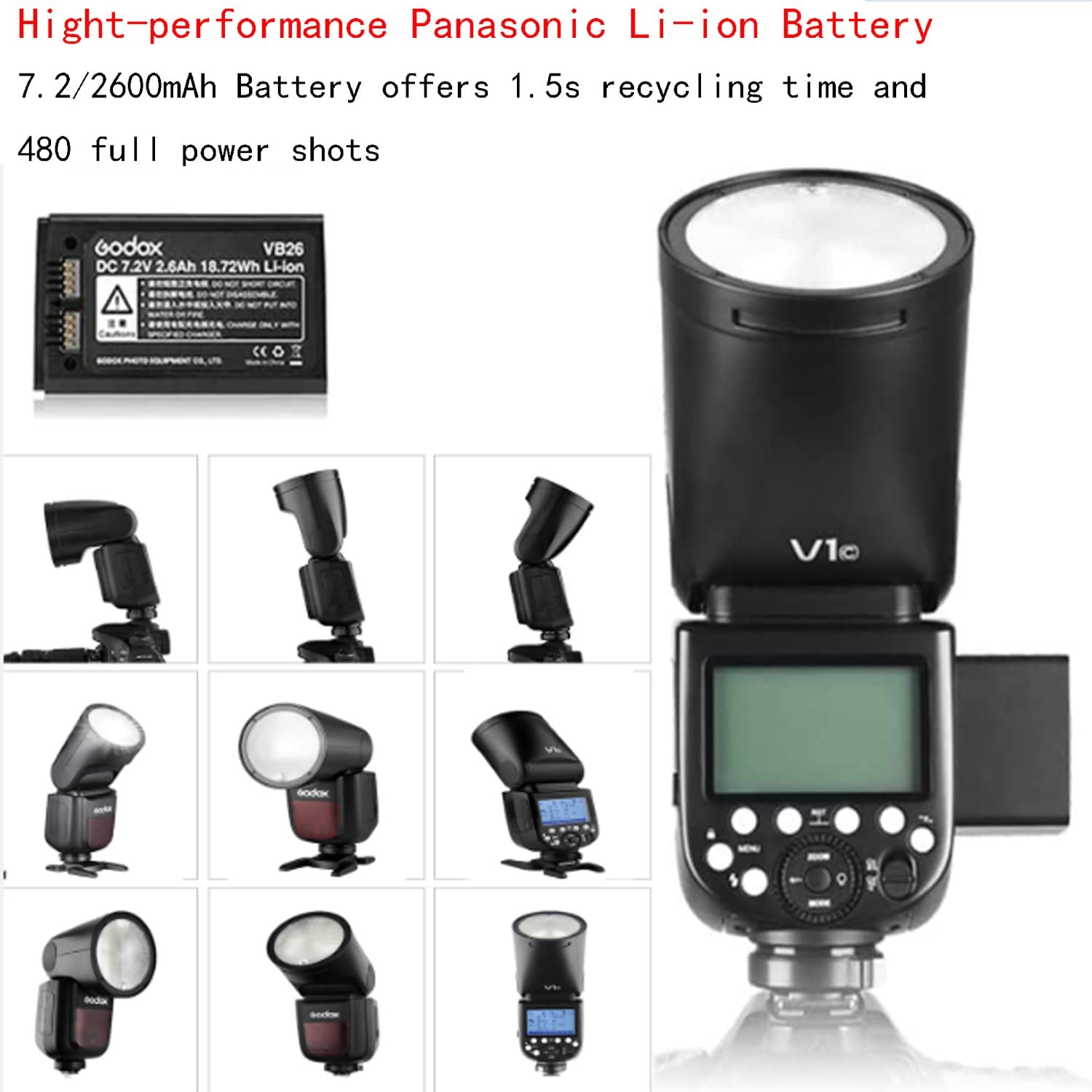 Amazon | 【GODOX正規代理店】Godox V1-N ラウンドヘッドカメラ 