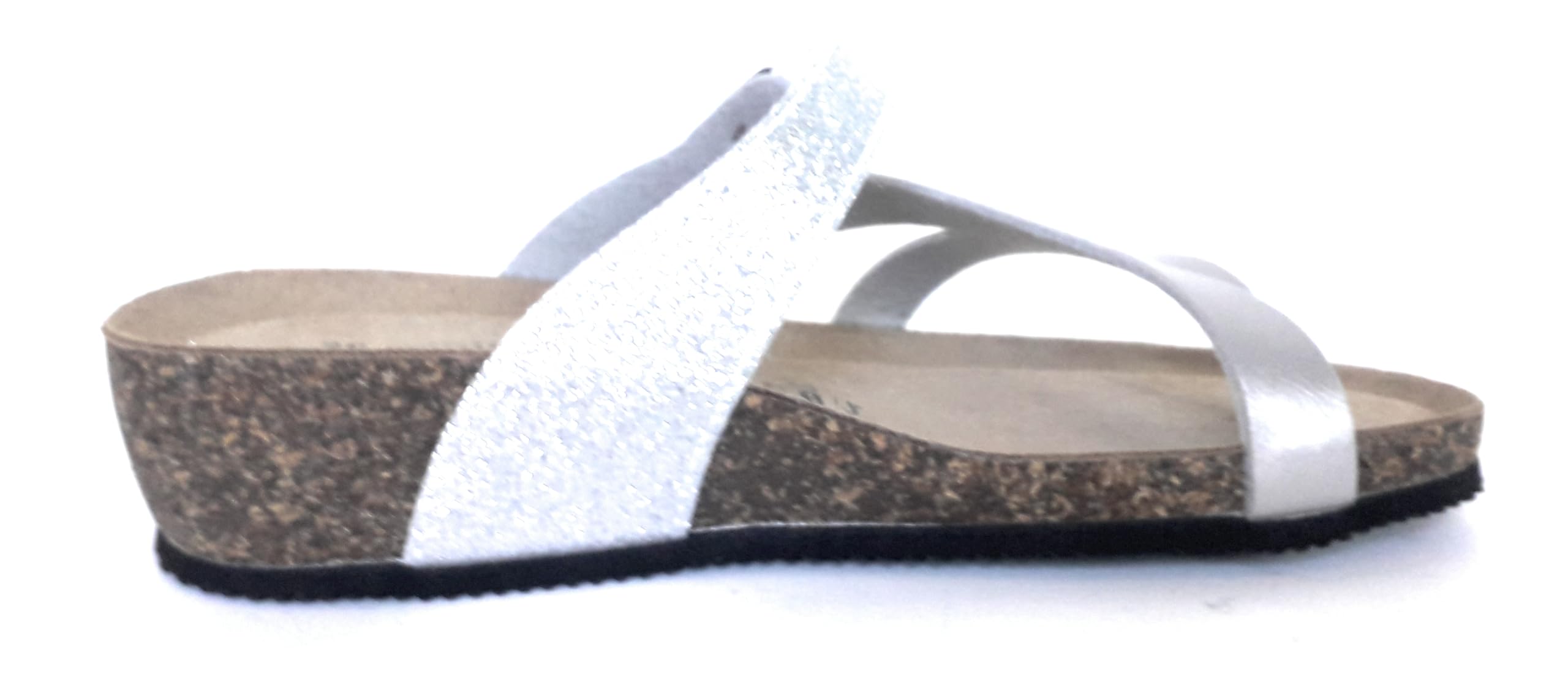 RAFTING GOLDSTAR CIABATTA INFRADITO DONNA CON ZEPPINA,ALTEZZA SUOLA DIETRO 4,5 CM E DAVANTI 1,5 CM,SOTTOPIEDE MORBIDO IN PELLE SCAMOSCIATA,FIBBIA REGOLABILE,NUMERO 39