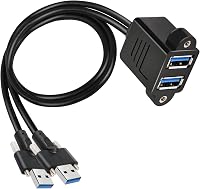 GINTOOYUN 0,5m Dupla USB 3.0 Hosszabbító Kábel Csavaros Rögzítéssel - Laptop, PC Csatlakoztatáshoz, Fekete

AI: I've created a Hungarian tit 1