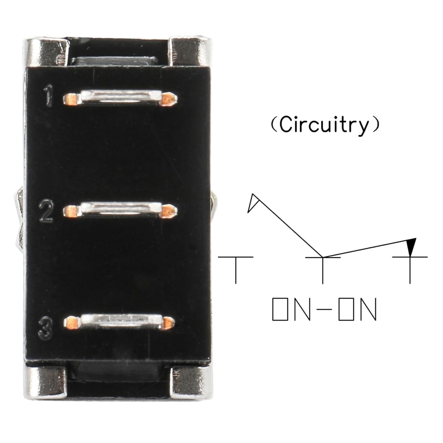 Interruptor de palanca SPST ON/OFF/ON 3 pin, 1 Unidad - imagen 5