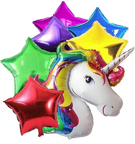 Globos de unicornio para decoraciones de fiesta de cumpleaños, paquete de globos de cumpleaños de unicornio, juego de globos de unicornio, globos de