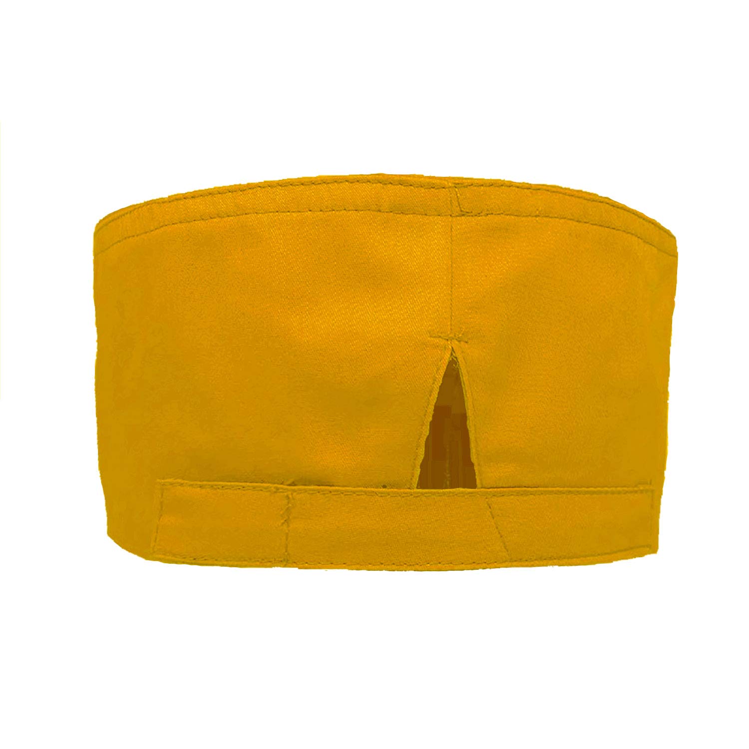 Embroidered Chef Beanie Personalized with Your Text Yellow