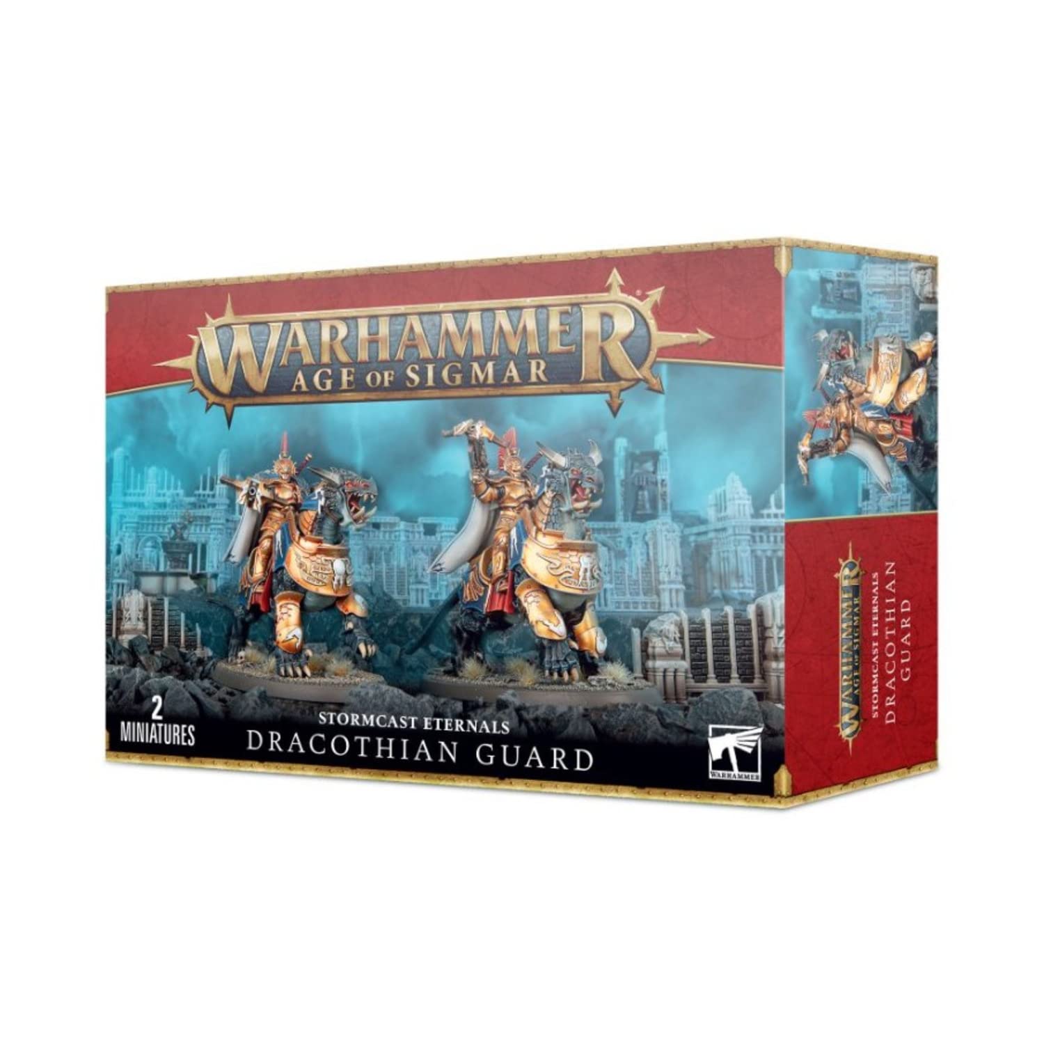 Games Workshop 99120218009 Storm cast Stormcast Eternals Dracothian Guard, Black, Medium