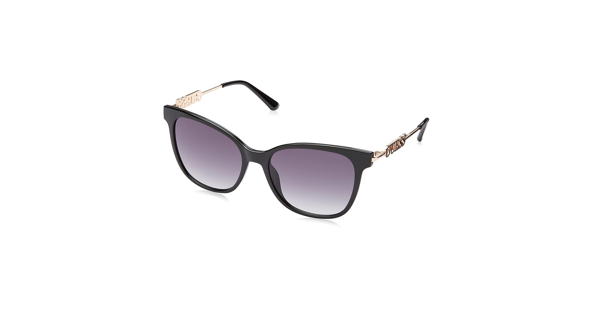 Amazon.com: GUESS Women's Metal Logo Square Sunglasses, Dark
