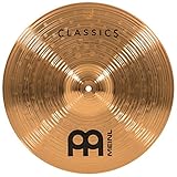 Amplia frecuencia sprectrum Meinl Cymbals C16TC - Platillo Crash (40,6 cm)