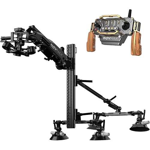 MOVMAX Razor Arm Air Shock Absorption Car Mount Shooting System&Remote Controller Kit for DJI Ronin Series