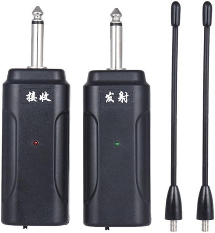 Ascendons Portable Audio Wireless Guitar Transmitter Receiver System Guitar Transmission Set for Electric Guitar Bass Violin Ukulele