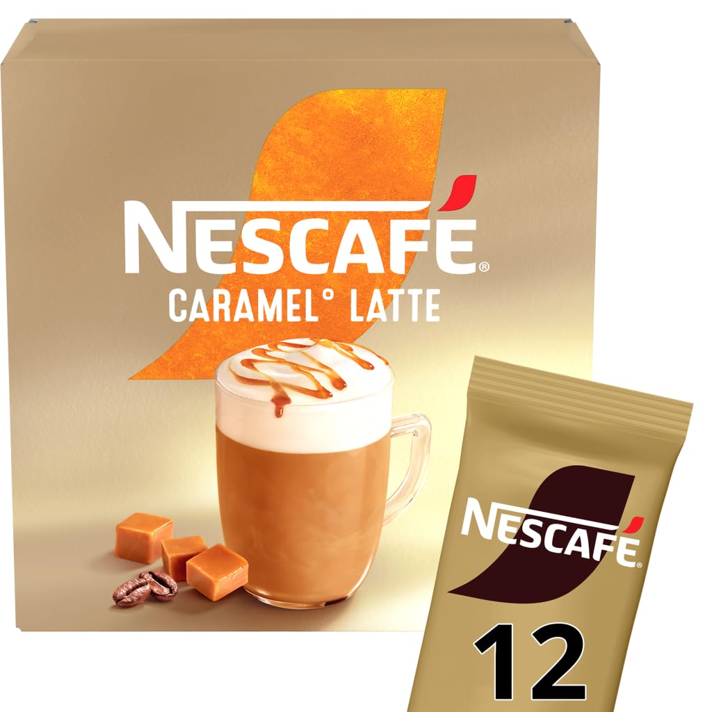 Nescafé Caramel Latte Sachets 12 x 17g | Pack of 1