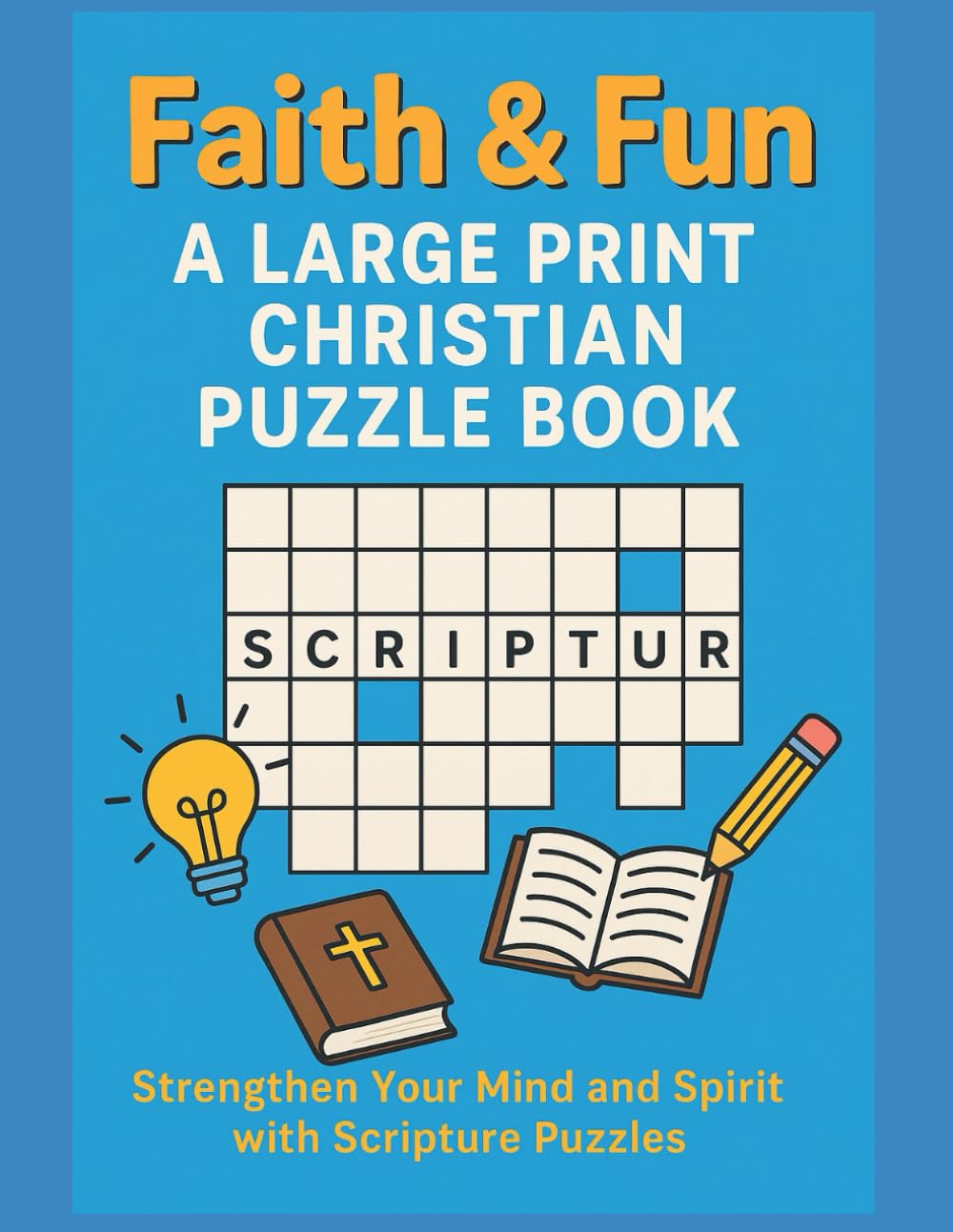 Christian Puzzle Book: Faith and Fun!