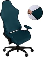 Vista 14 de SARAFLORA Fundas para Sillas Gaming Elásticas y Lavables Fundas para Sillas de Computadora para Sillón, Silla Giratoria, Sillas Ejecutivas de Marrón