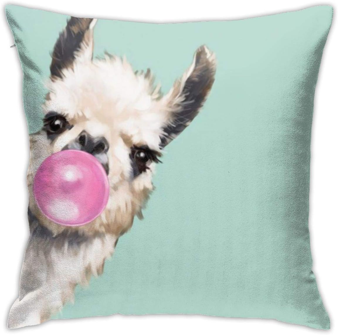 llama throw pillow