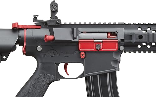 Miniatura 8 de Lancer Tactical Gen 2 Evo M4 High FPS 390 FPS Airsoft AEG Rifle Metal Gear, batería, cargador y 1000 rondas BB incluido