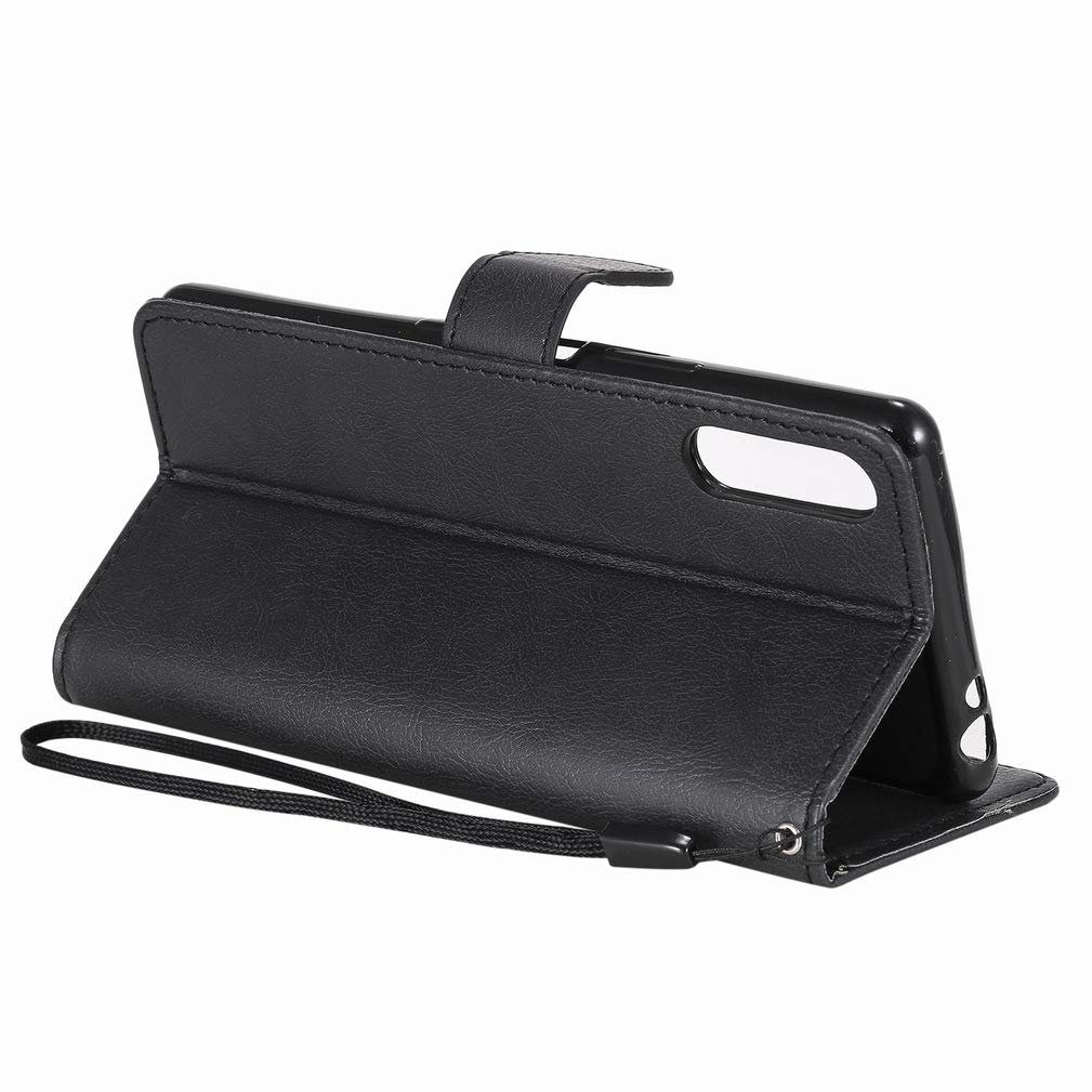 Cuffia Sala Operatoria Custodia Portafoglio Per Sony Xperia L4 – Flip In PU Leather, Con Slot Per Carte E Stand, Copertura Protettiva Pu Leather Con Carte